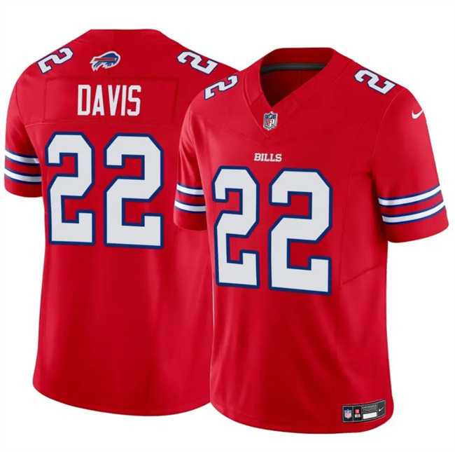 Men & Women & Youth Buffalo Bills #22 Ray Davis Red 2024 F.U.S.E. Vapor Untouchable Limited Stitched Jersey Dzhi